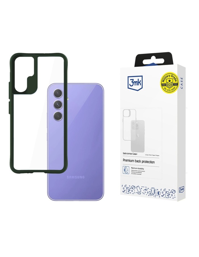 3mk Satin Armor Case+ for Samsung Galaxy A54 5G - green