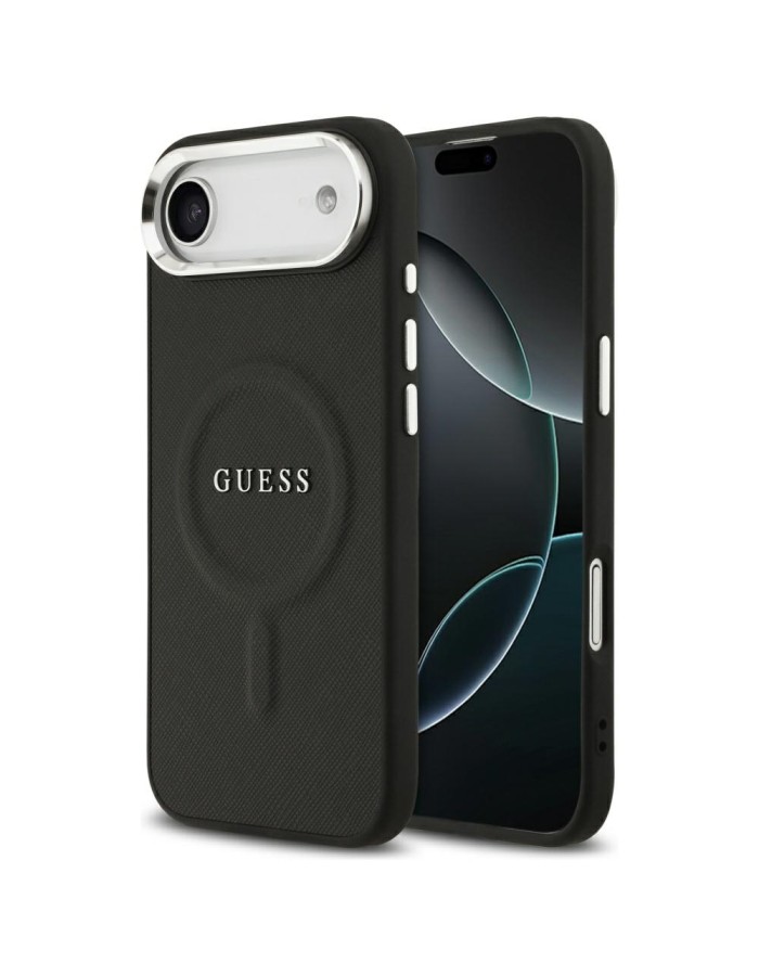 Guess Classic Logo MagSafe Case for iPhone Air - Black