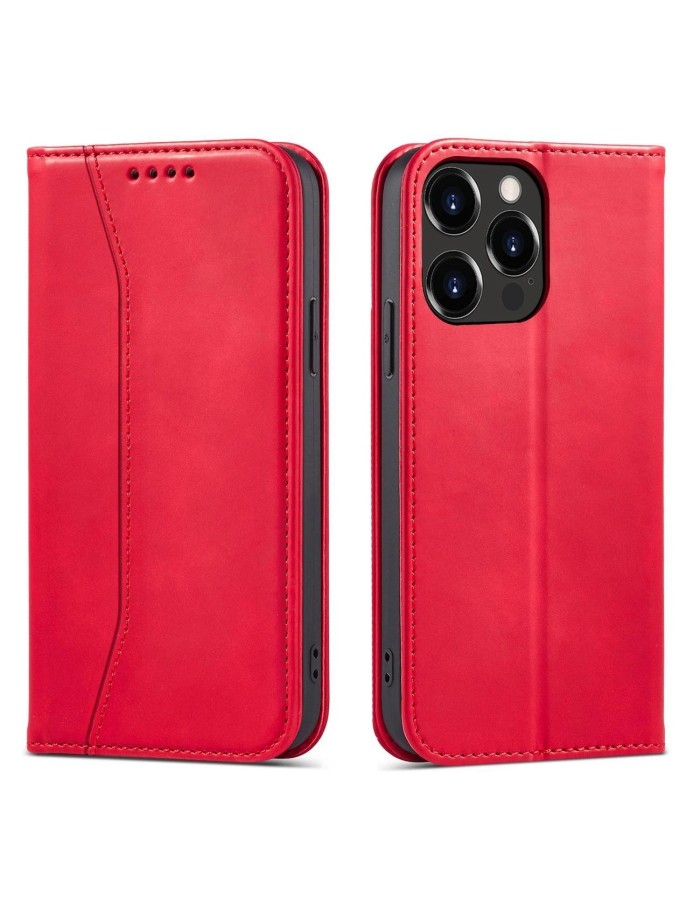 Magnet Fancy Case case for iPhone 14 Plus flip cover wallet stand red Magnet Fancy Case case for iPhone 14 Plus flip cover wallet stand red