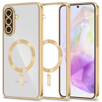 Tech-Protect MagFlex MagSafe Case for Samsung Galaxy A37 5G - Transparent Gold Tech-Protect MagFlex MagSafe Case for Samsung Galaxy A37 5G - Transparent Gold