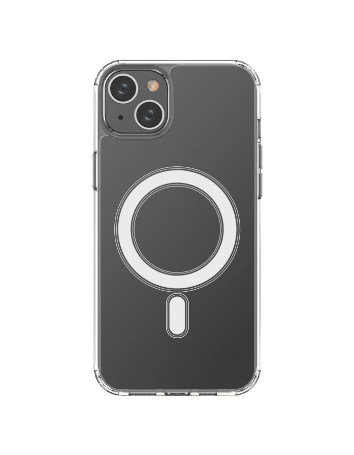 MagSafe iPhone 15 Plus Clear Magnetic Case - transparent