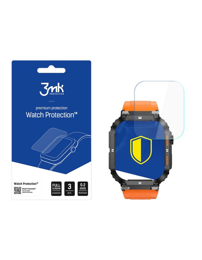 3mk Watch Protection FlexibleGlass Hybrid Glass for Gravity GT6 3mk Watch Protection FlexibleGlass Hybrid Glass for Gravity GT6