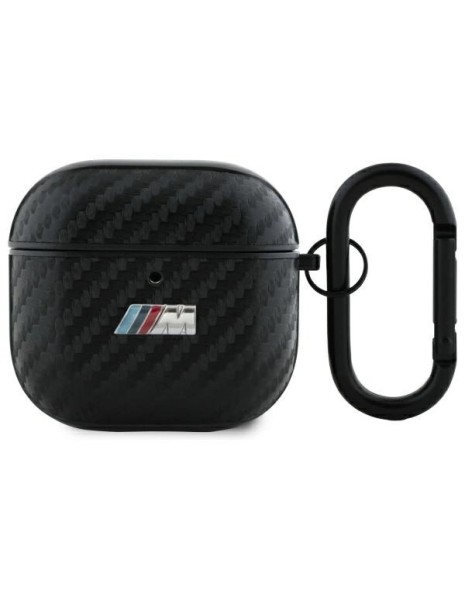 BMW BMA4CMPUCA AirPods 4 cover black/black PU Carbon M Collection BMW BMA4CMPUCA AirPods 4 cover black/black PU Carbon M Collection