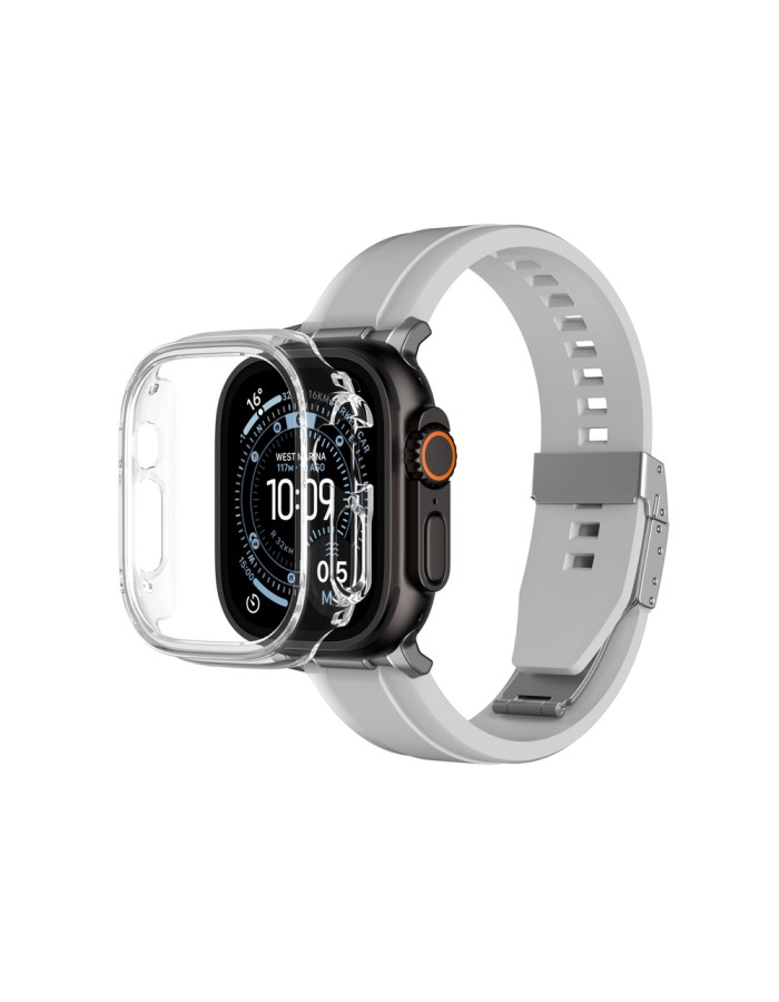 AmazingThing Minimal Protective Case for Apple Watch UItra 3 49mm - Transparent AmazingThing Minimal Protective Case for Apple Watch UItra 3 49mm - Transparent
