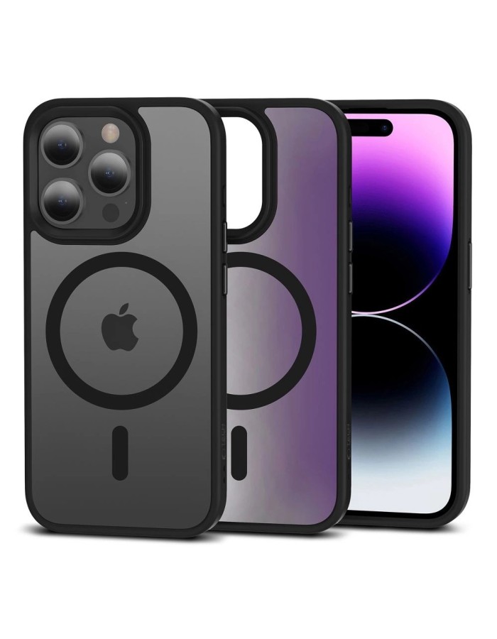 Tech-Protect MagMat MagSafe iPhone 15 Pro Case - Matte Black Tech-Protect MagMat MagSafe iPhone 15 Pro Case - Matte Black