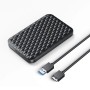 Orico 2520U3-V1 2.5" HDD/SSD USB Micro-B 5Gb/s Disk Drive - Black