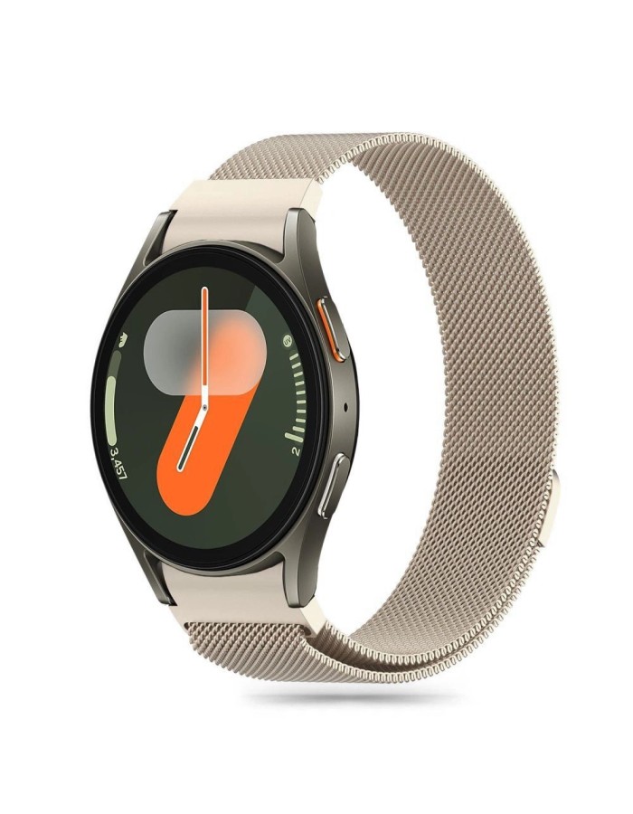 Tech-Protect MilaneseBand for Samsung Galaxy Watch 4 / 5 / 5 Pro / 6 / 7 / FE - gold
