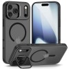 Tech-Protect MagStand MagSafe case for iPhone 17 Pro - matte black Tech-Protect MagStand MagSafe case for iPhone 17 Pro - matte black