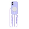 Tech-Protect MagNecklace MagSafe Case with Lanyard for iPhone 16 - Purple Tech-Protect MagNecklace MagSafe Case with Lanyard for iPhone 16 - Purple