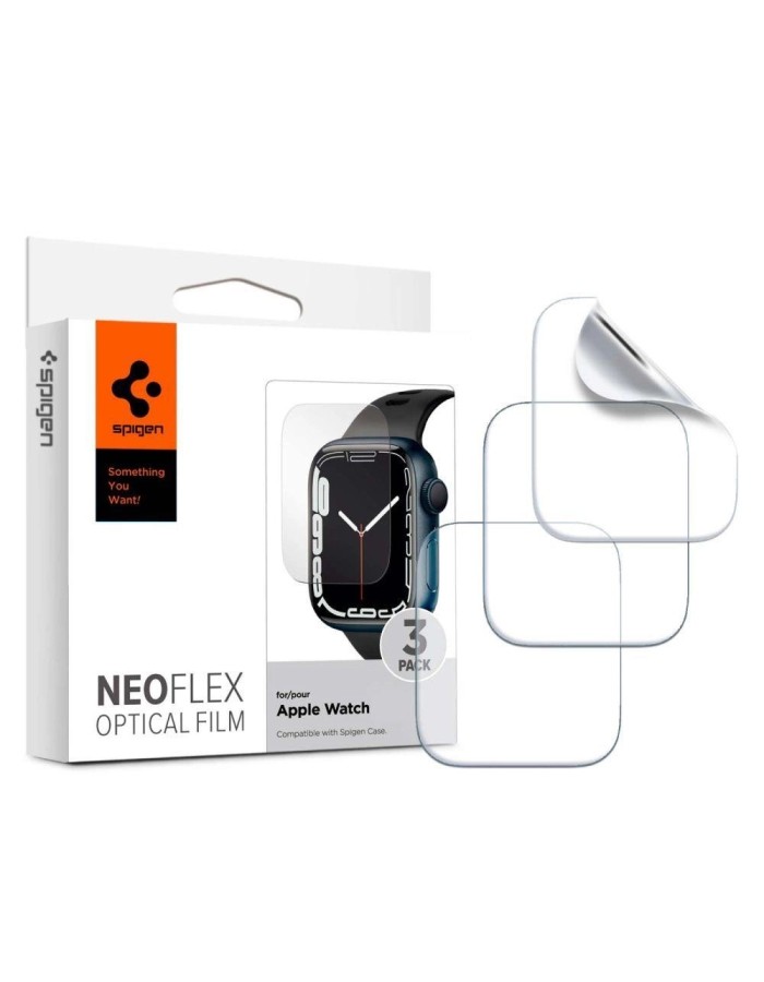 Spigen Neo Flex protective film for Apple Watch 4/5/6/7/8/SE (40/41mm) - 3 pcs. Spigen Neo Flex protective film for Apple Watch 4/5/6/7/8/SE (40/41mm) - 3 pcs.