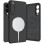 Tech-Protect Liquid Silicone MagSafe case for Samsung Galaxy S25 Edge - black