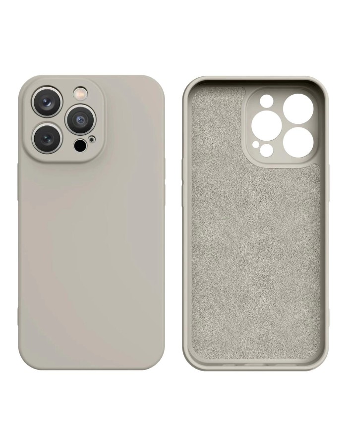 Silicone case iPhone 14 Plus silicone cover beige