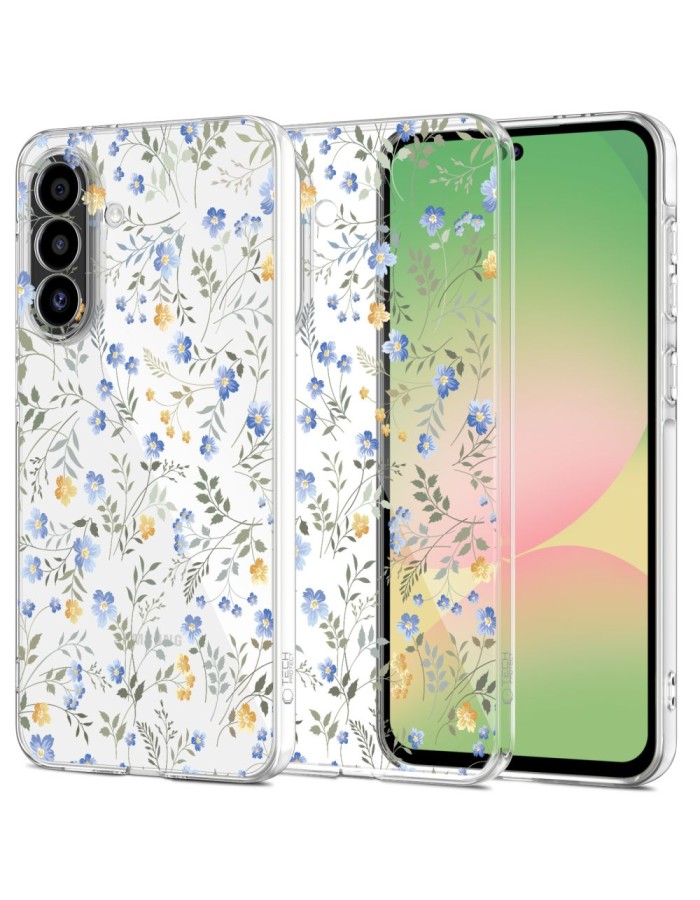 Tech-Protect FlexAir Case for Samsung Galaxy A57 5G - Multicolor Flowers