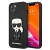 Karl Lagerfeld Saffiano Ikonik Karl&amp;#39;s Patch Case for iPhone 13 mini - Black