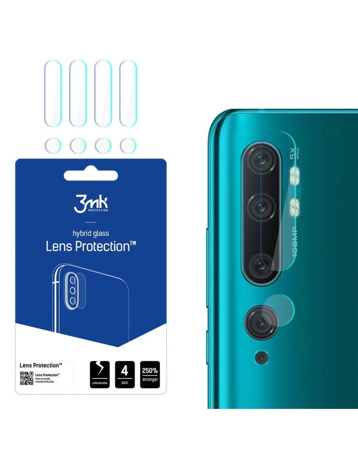 3mk Lens Protection™ hybrid camera glass for Xiaomi Mi Note 10
