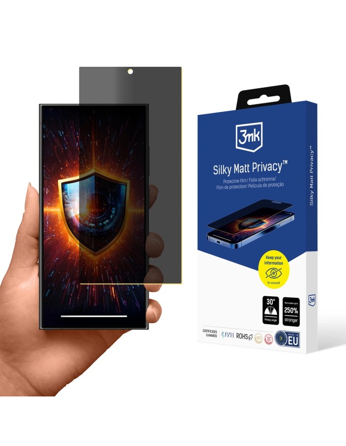 Privacy film matte 3mk Silky Matt Privacy for Samsung Galaxy S24 Ultra