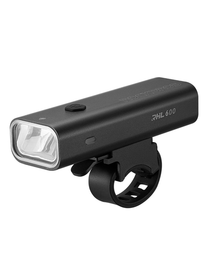 Rockbros RHL600 front bicycle light 600lm 2600mAh IPX6 - black Rockbros RHL600 front bicycle light 600lm 2600mAh IPX6 - black
