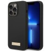Guess GUHMP14LSBPLK iPhone 14 Pro 6.1" black/black hard case Silicone Logo Plate MagSafe Guess GUHMP14LSBPLK iPhone 14 Pro 6.1" black/black hard case Silicone Logo Plate MagSafe