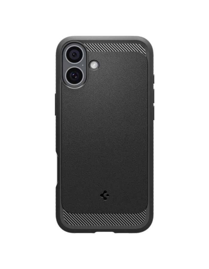 Spigen Rugged Armor MagSafe case for iPhone 16 - black Spigen Rugged Armor MagSafe case for iPhone 16 - black
