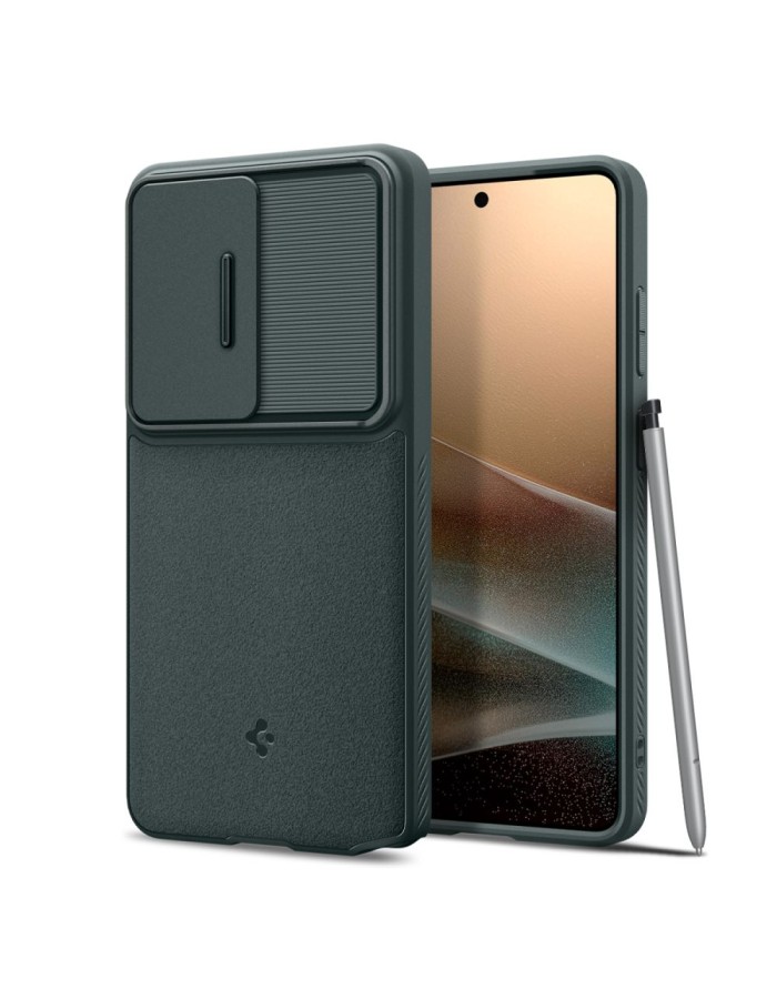 Spigen Optik Armor Case for Samsung Galaxy S26 Ultra - Green Spigen Optik Armor Case for Samsung Galaxy S26 Ultra - Green