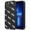 Karl Lagerfeld Allover Case for iPhone 13 mini - Black