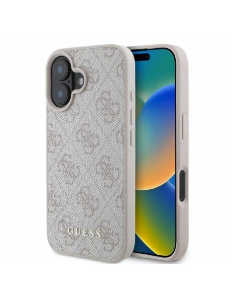 Guess 4G Classic iPhone 16 Case - Pink Guess 4G Classic iPhone 16 Case - Pink