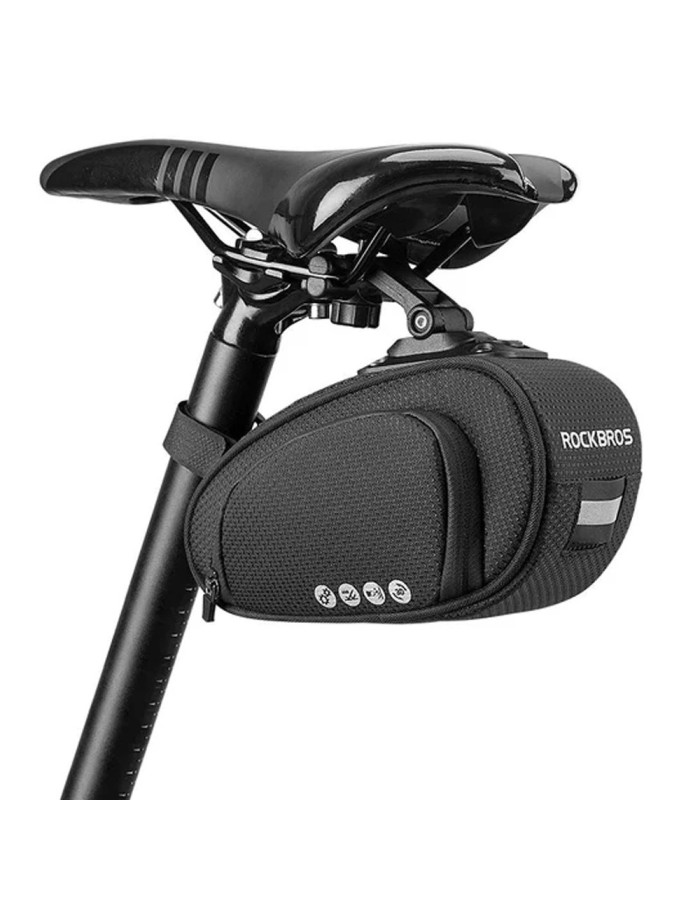 Rockbros C40 bicycle bag under the saddle - black