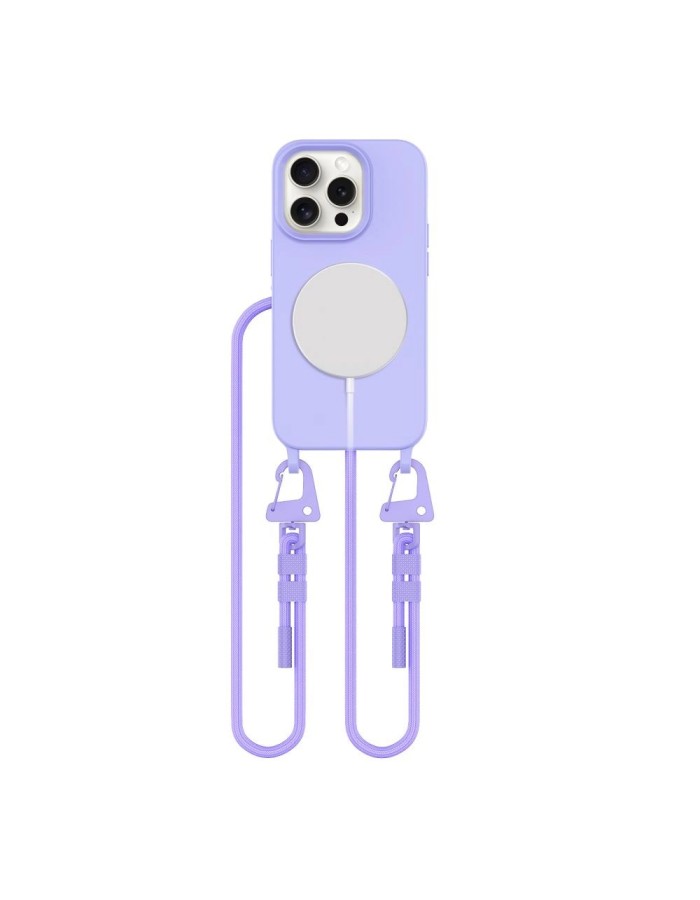 Tech-Protect MagNecklace MagSafe iPhone 14 Pro Case - Lavender Tech-Protect MagNecklace MagSafe iPhone 14 Pro Case - Lavender