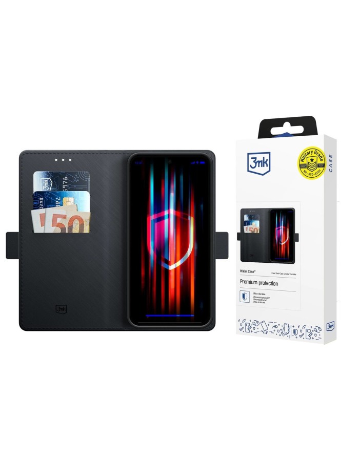 3mk Wallet Case for Samsung Galaxy M35 - Black 3mk Wallet Case for Samsung Galaxy M35 - Black