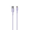 Puro Soft USB-A - USB-C Cable 1.5m - Purple Puro Soft USB-A - USB-C Cable 1.5m - Purple