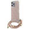 Guess Crossbody Cord 4G Print case for iPhone 15 Pro - pink Guess Crossbody Cord 4G Print case for iPhone 15 Pro - pink