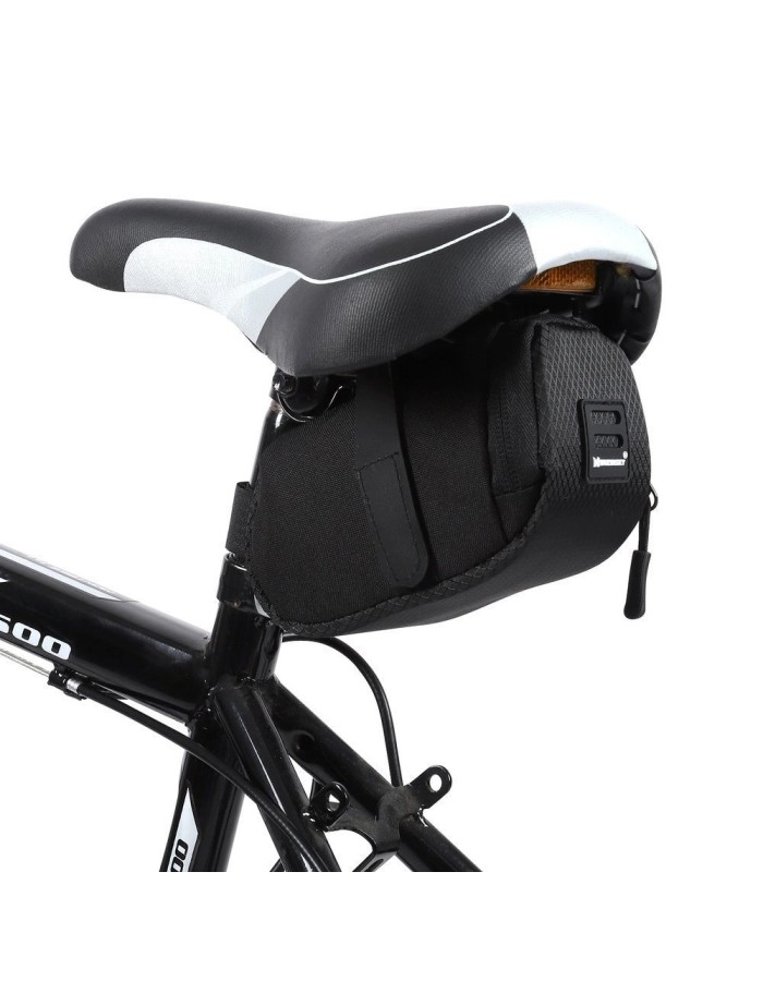 Wozinsky small bicycle saddle bag 0.6 l black (WBB8BK black) Wozinsky small bicycle saddle bag 0.6 l black (WBB8BK black)