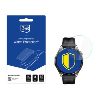 3mk Watch Protection FlexibleGlass hybrid glass for the smartwatch display for Huawei Watch GT 6 46 mm 3mk Watch Protection FlexibleGlass hybrid glass for the smartwatch display for Huawei Watch GT 6 46 mm