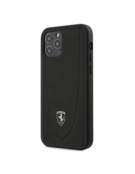 Ferrari FEOGOHCP12MBK iPhone 12/12 Pro 6.1" black/black hardcase Off Track Perforated