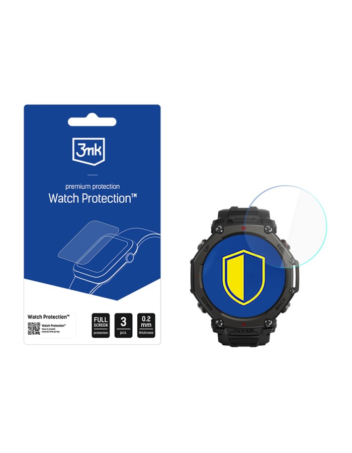 Hybrid glass for the display of the smartwatch 3mk Watch Protection FlexibleGlass for Amazfit T-Rex 3 Pro 44mm
