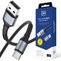 3mk Hyper Cable 3mk Hyper Cable N-SERIES USB-A / USB-C 1m 9V/2A 18W QC 3.0 / black