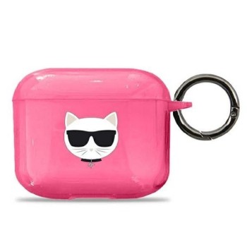 Karl Lagerfeld Choupette Case for AirPods 3 - Pink