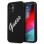 Guess GUHCP12SLSVSBW iPhone 12 mini 5.4" black and white hardcase Silicone Vintage