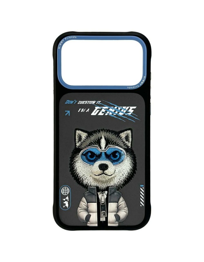 Nimmy Cool&amp;amp;Cute 2.0 Wolf Case for iPhone 17 Pro Max - Black
