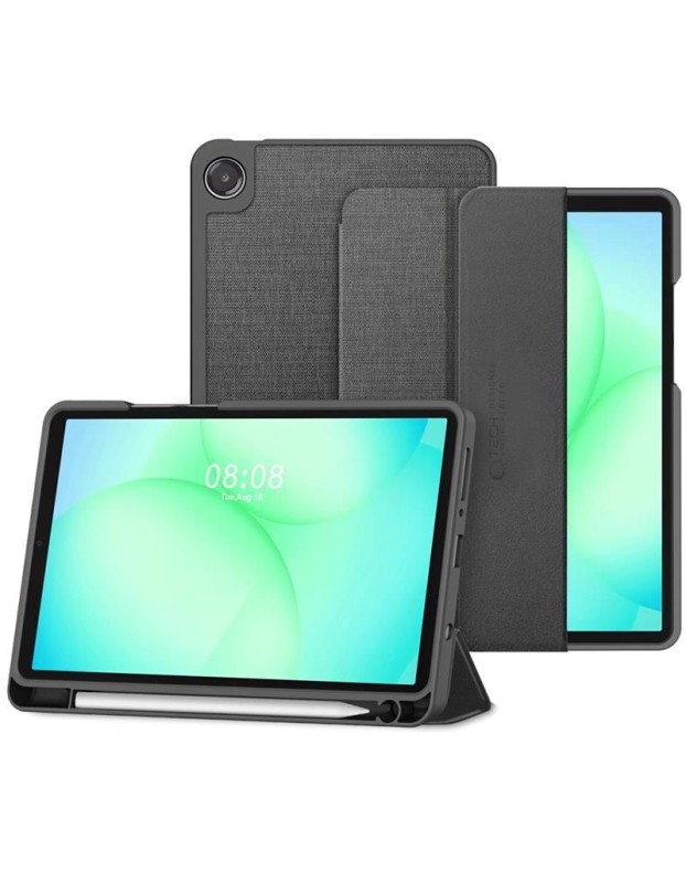 Tech-Protect SC Pen Canvas Case for Samsung Galaxy Tab A9 / A11 8.7 X110 / X115 / X133 / X135 - Gray Tech-Protect SC Pen Canvas Case for Samsung Galaxy Tab A9 / A11 8.7 X110 / X115 / X133 / X135 - Gray