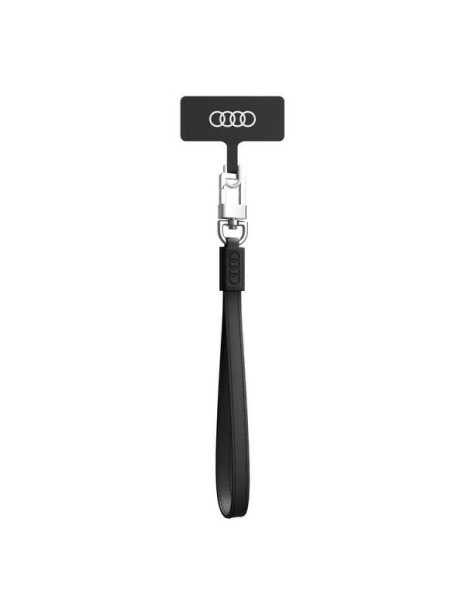 Audi Crossbody Leather Universal Lanyard 28cm x 10mm - Black Audi Crossbody Leather Universal Lanyard 28cm x 10mm - Black
