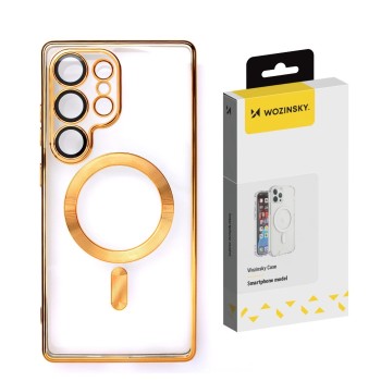 Wozinsky Electroplated Case with Magsafe for Samsung Galaxy S25+ - Gold Wozinsky Electroplated Case with Magsafe for Samsung Galaxy S25+ - Gold