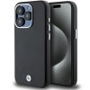 BMW Signature Wrapped Metal MagSafe case for iPhone 15 Pro - black BMW Signature Wrapped Metal MagSafe case for iPhone 15 Pro - black