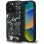 Karl Lagerfeld Grained Pattern &amp;amp; Logo MagSafe Case for iPhone 16 Pro Max - Black