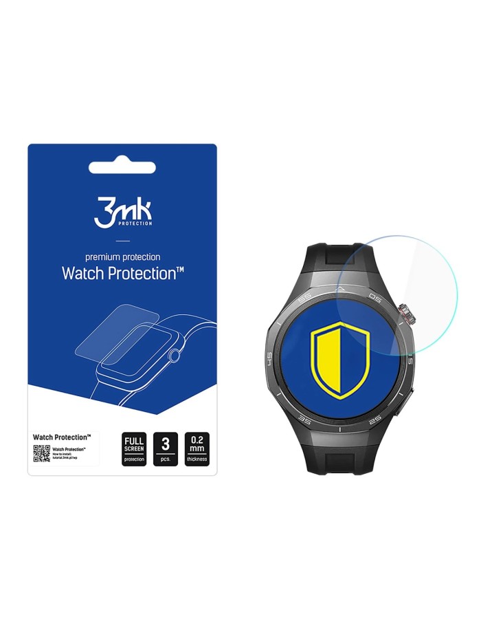 Hybrid Glass 3mk Watch Protection FlexibleGlass for Huawei Watch GT5 Pro 46mm