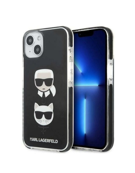 Karl Lagerfeld Karl&amp;amp;Choupette Head Case for iPhone 13 - Black