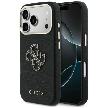 Guess FW Resin Logo Case for iPhone 17 Pro Max - Black Guess FW Resin Logo Case for iPhone 17 Pro Max - Black