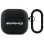 AMG Leather White Logo Case for AirPods 4 - Black / White