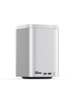 Orico MiniTower Docking Station with Hard Drive Bays for up to 56TB - Silver
