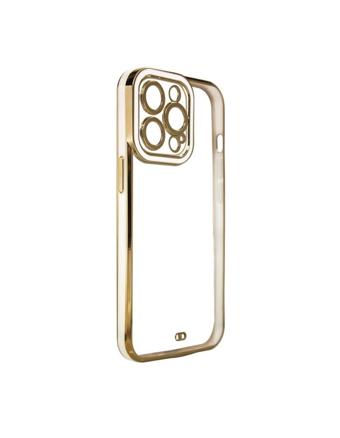 Fashion Case Cover for Xiaomi Redmi Note 11 Pro Gold Frame Gel Cover White Fashion Case Cover for Xiaomi Redmi Note 11 Pro Gold Frame Gel Cover White